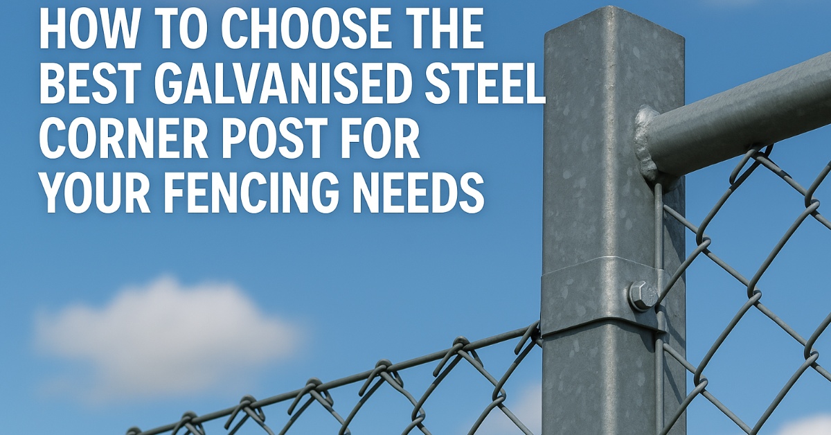 How to Choose the Best Galvanised Steel Corner Post for Your Fencing Needs