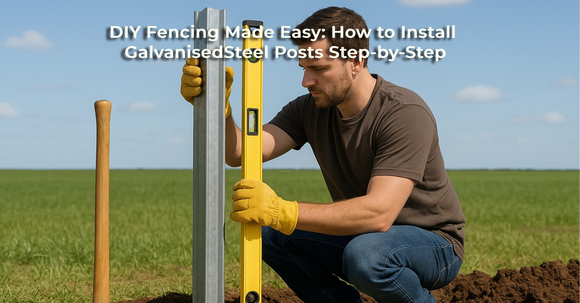 DIY Fencing Made Easy: How to Install Galvanised Steel Posts Step-by-Step