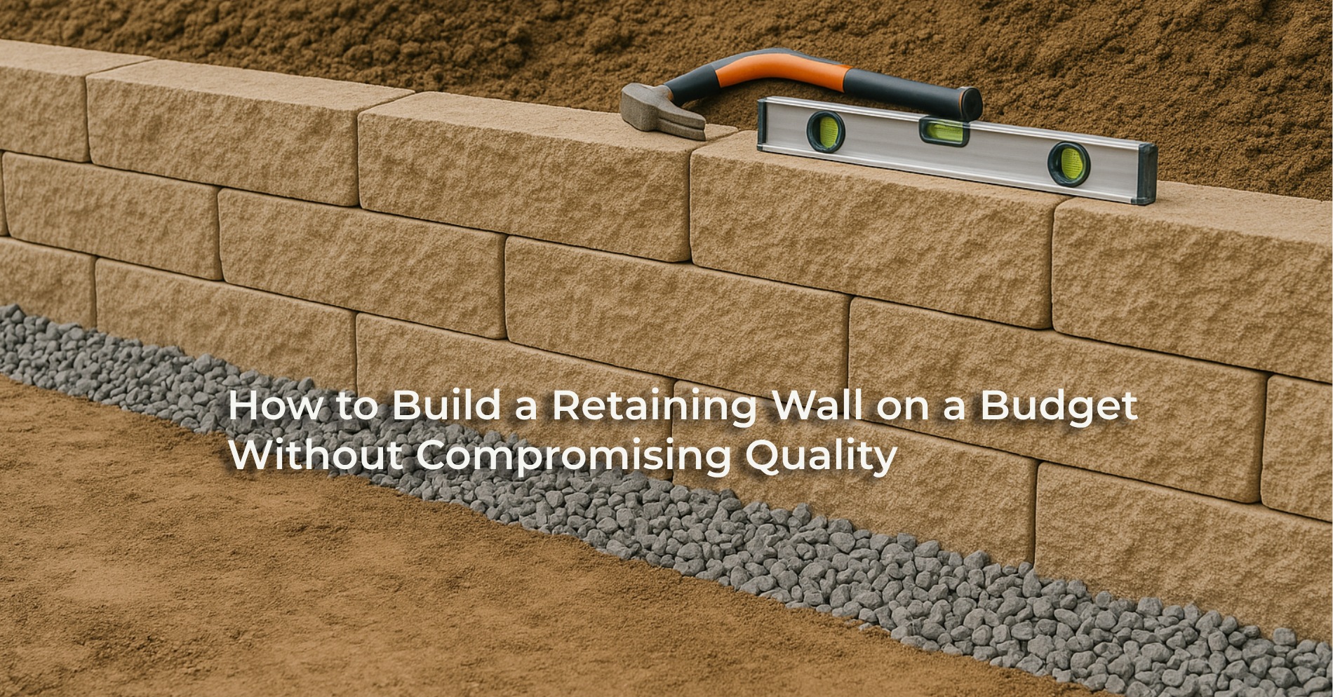 How to Build a Retaining Wall on a Budget Without Compromising Quality