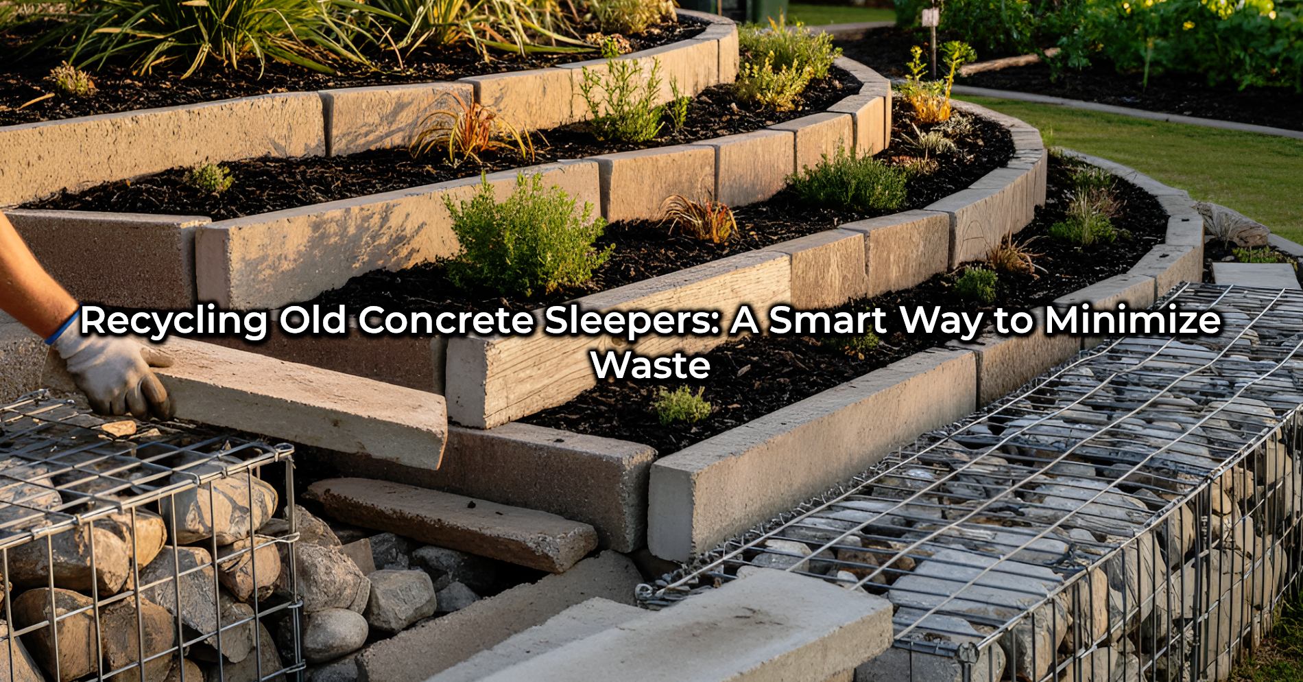 Recycling Old Concrete Sleepers: A Smart Way to Minimize Waste