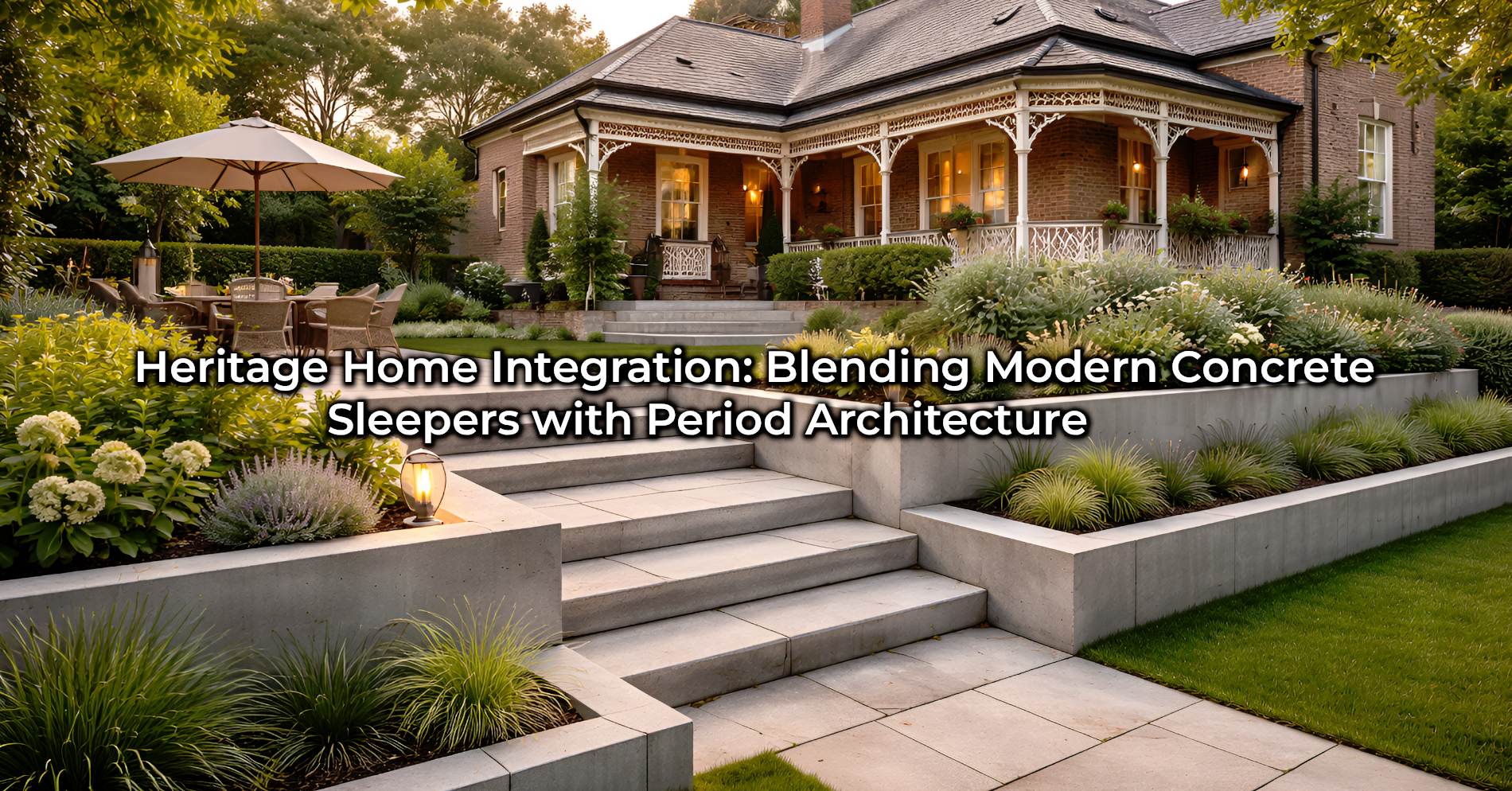 Heritage Home Integration: Blending Modern Concrete Sleepers with Period Architecture