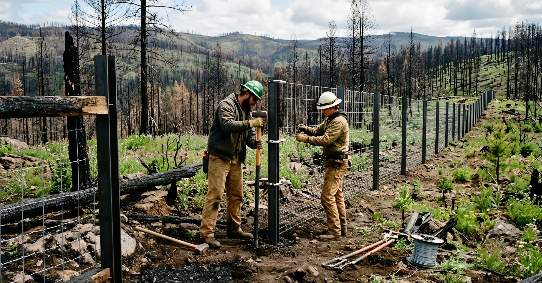 Post-Wildfire Boundary Restoration: Rebuilding with Fire-Resistant Materials