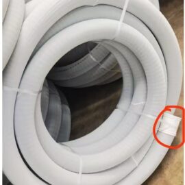 100mm x 20m Socked Slotted AGI Pipe